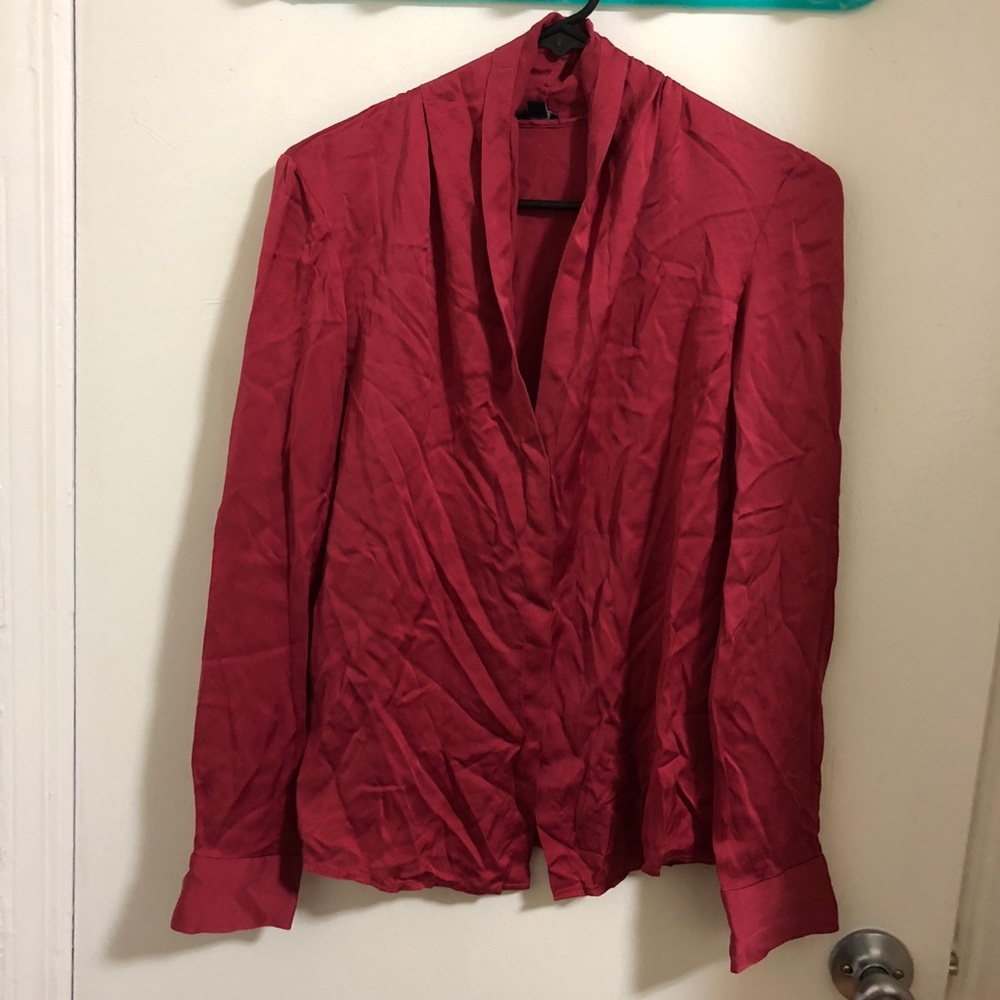 EUC Theory silk blouse.